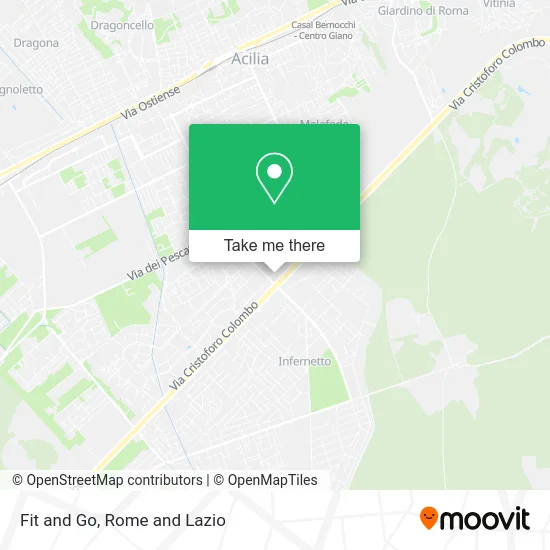 Fit and Go map