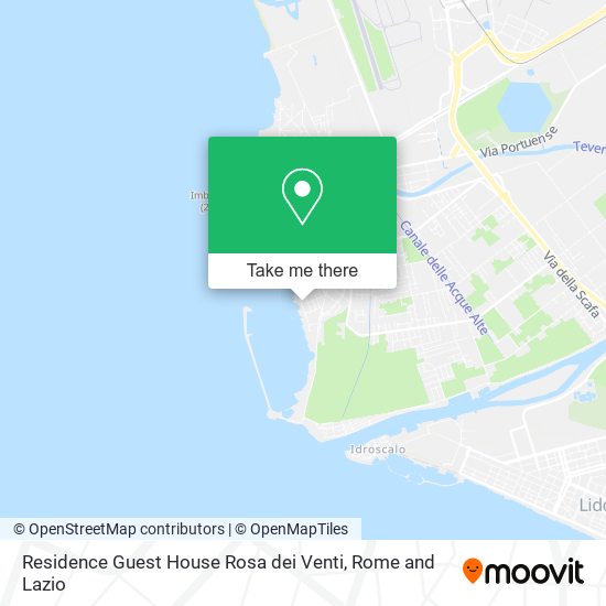 Residence Guest House Rosa dei Venti map