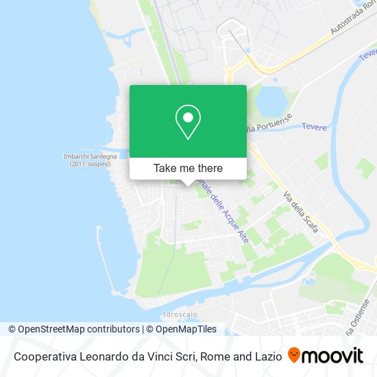 Cooperativa Leonardo da Vinci Scri map