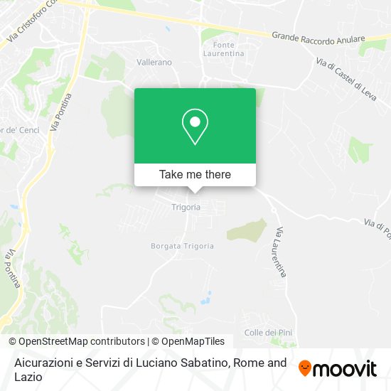 Aicurazioni e Servizi di Luciano Sabatino map