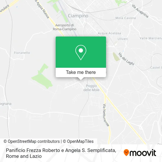 Frezza Roberto and Angela Bakery map