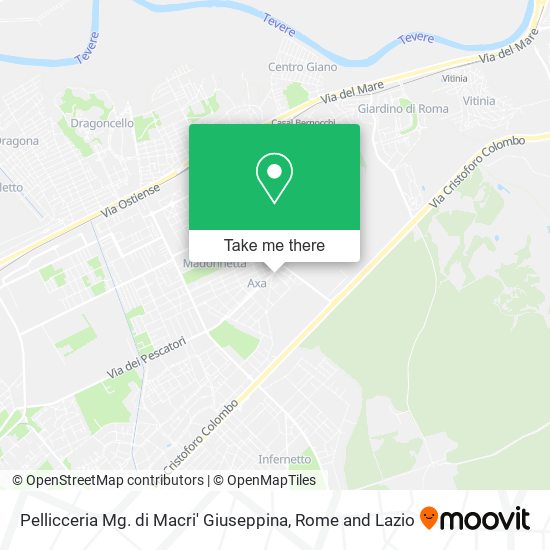 Pellicceria Mg. di Macri' Giuseppina map