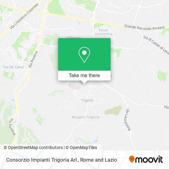 Consorzio Impianti Trigoria Arl. map