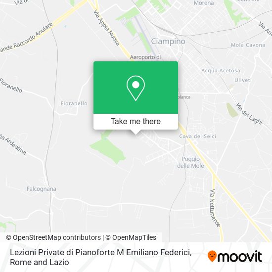 Lezioni Private di Pianoforte M Emiliano Federici map