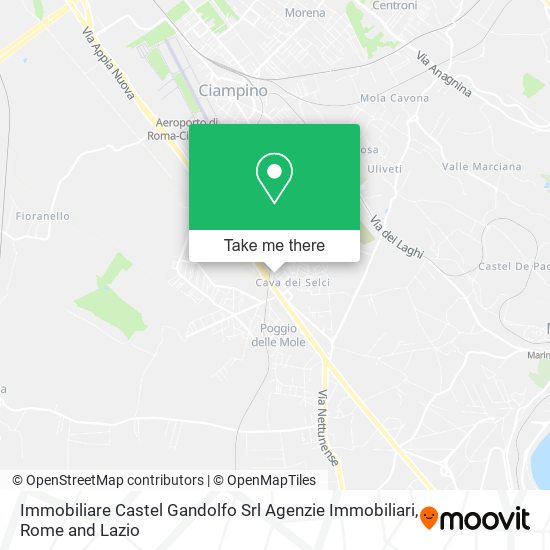 Immobiliare Castel Gandolfo Srl Agenzie Immobiliari map
