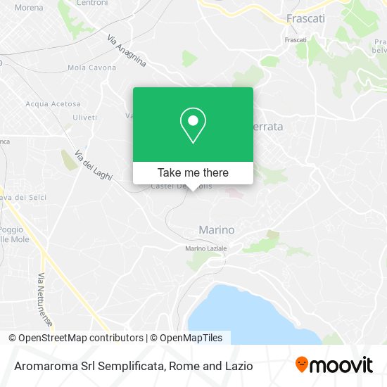 Aromaroma Srl Semplificata map