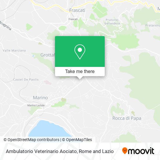 Ambulatorio Veterinario Aociato map