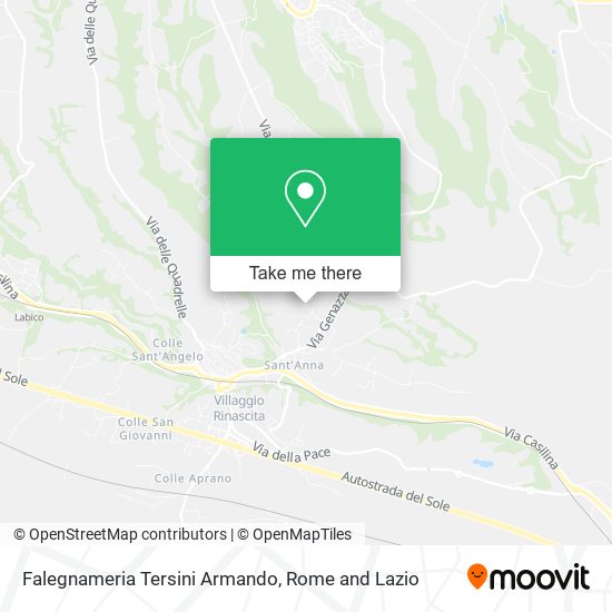 Falegnameria Tersini Armando map