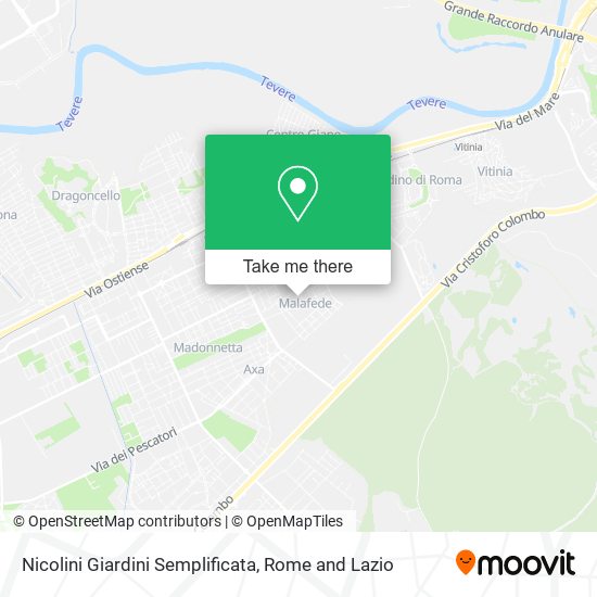 Nicolini Giardini Semplificata map