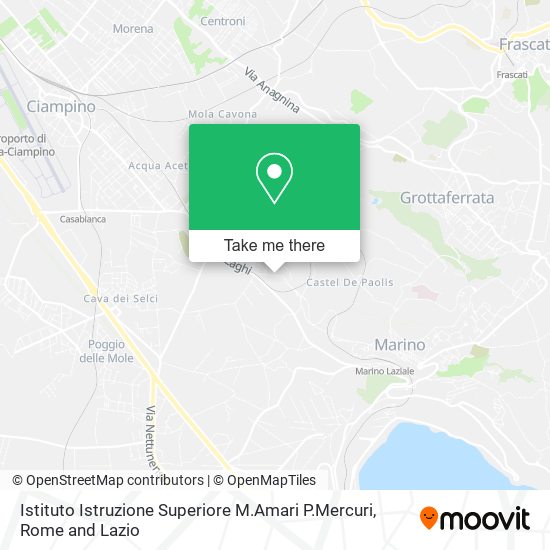 Istituto Istruzione Superiore M.Amari P.Mercuri map