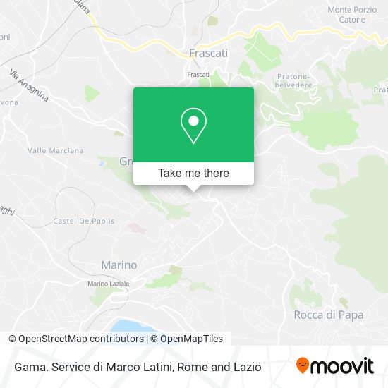 Gama. Service di Marco Latini map