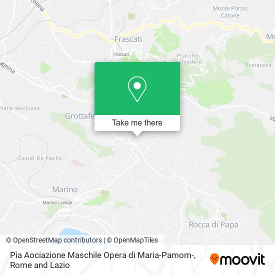 Pia Aociazione Maschile Opera di Maria-Pamom- map