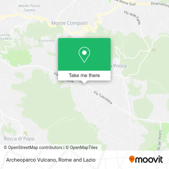 Volcano Archaeological Park map