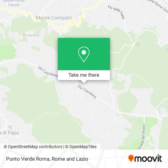 Punto Verde Roma map