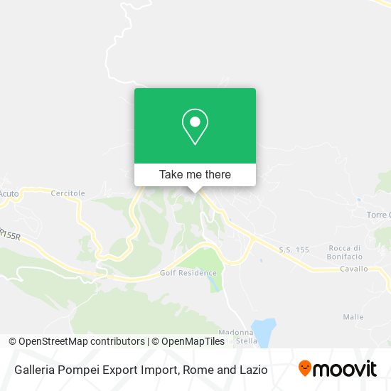 Galleria Pompei Export Import map