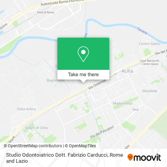 Dr. Fabrizio Carducci Dental Studio map