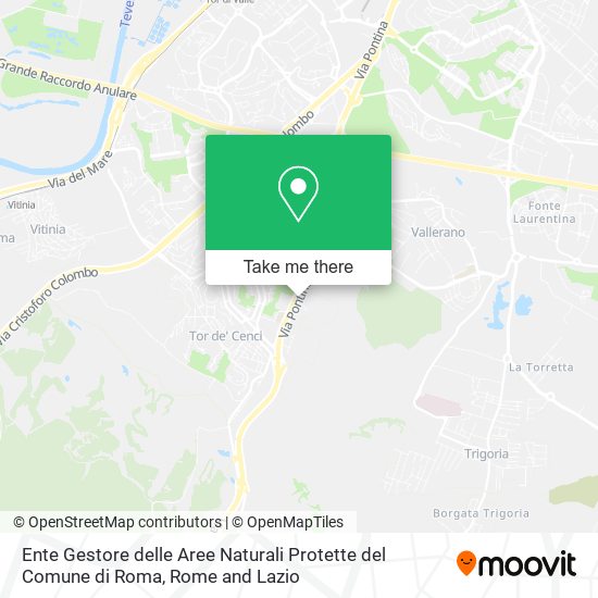 Ente Gestore delle Aree Naturali Protette del Comune di Roma map