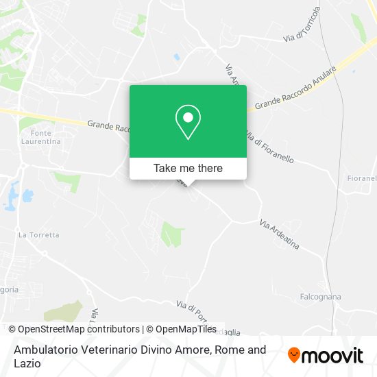 Ambulatorio Veterinario Divino Amore map