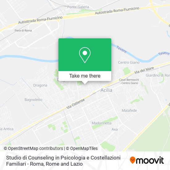 Studio di Counseling in Psicologia e Costellazioni Familiari - Roma map