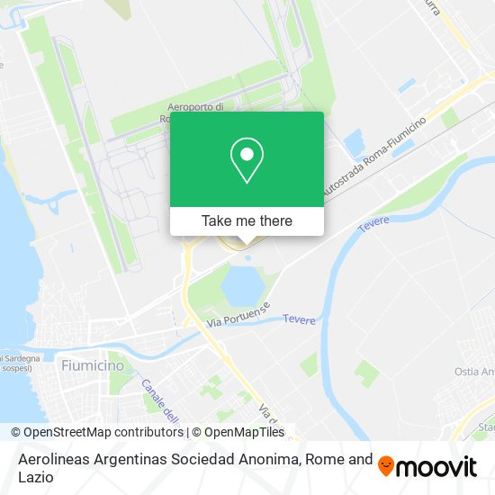Aerolineas Argentinas Sociedad Anonima map