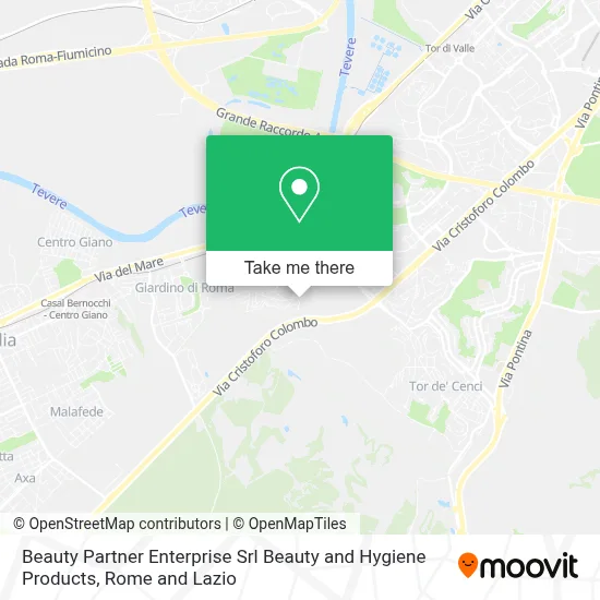 Beauty Partner Enterprise Srl Beauty and Hygiene Products map