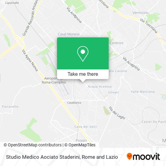 Studio Medico Aociato Staderini map