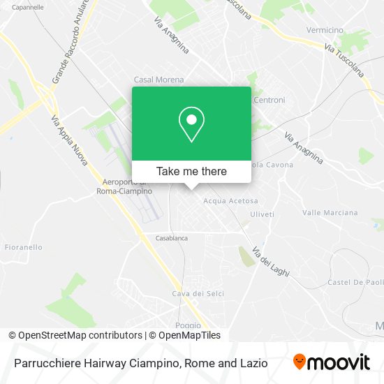 Parrucchiere Hairway Ciampino map