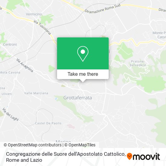 Congregazione delle Suore dell'Apostolato Cattolico map
