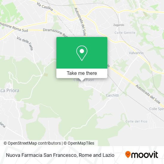 Nuova Farmacia San Francesco map