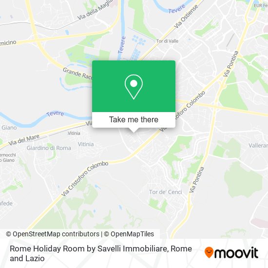 Rome Holiday Room by Savelli Immobiliare map
