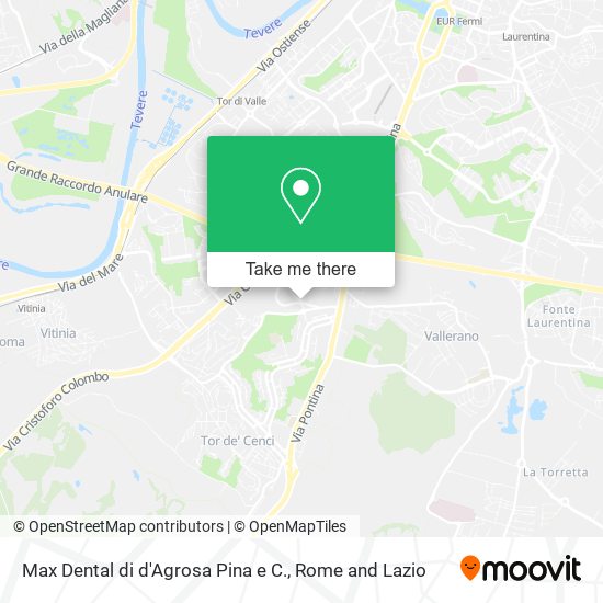 Max Dental di d'Agrosa Pina e C. map