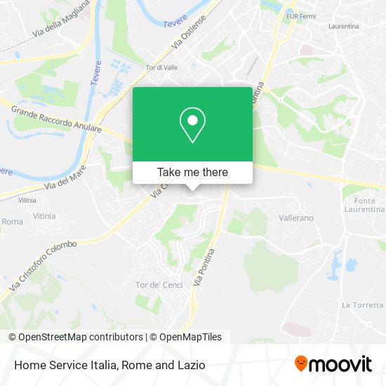 Home Service Italia map