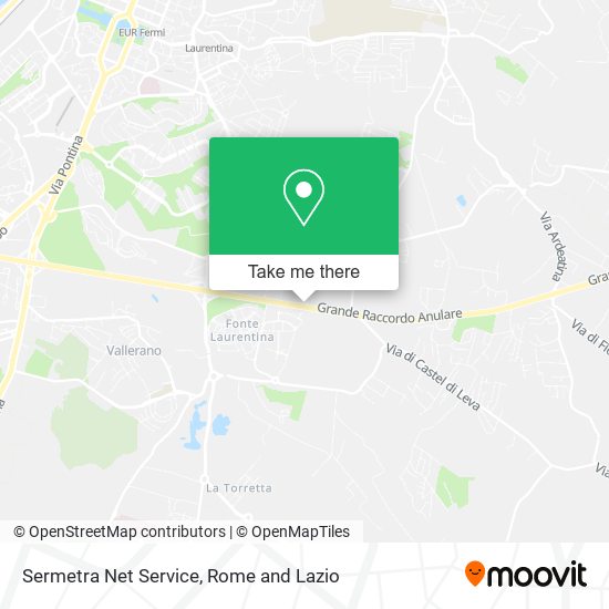 Sermetra Net Service map
