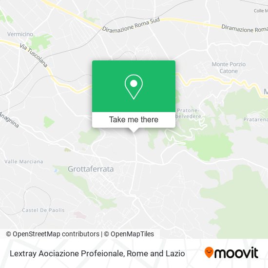 Lextray Aociazione Profeionale map