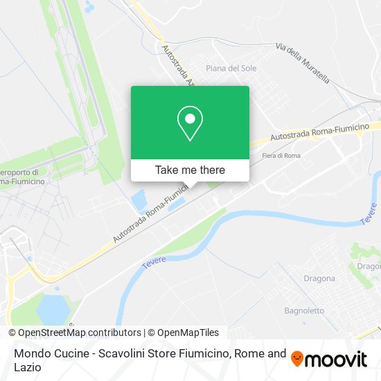 Mondo Cucine - Scavolini Store Fiumicino map