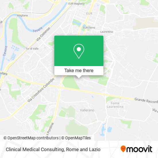 Clinical Medical Consulting map