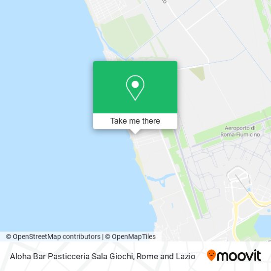 Aloha Bar Pasticceria Sala Giochi map