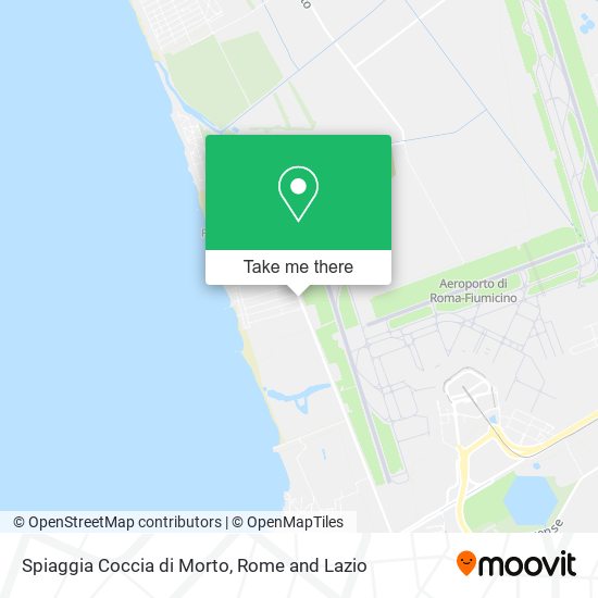 Spiaggia Coccia di Morto map