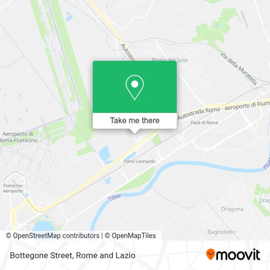 Bottegone Street map