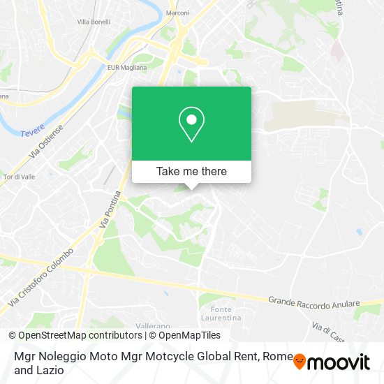 Mgr Noleggio Moto Mgr Motcycle Global Rent map