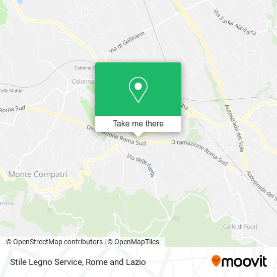Stile Legno Service map