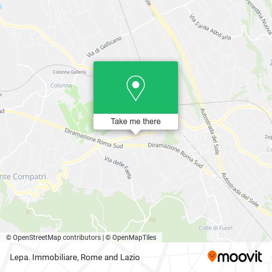 Lepa. Immobiliare map