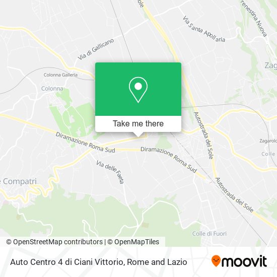 Auto Centro 4 di Ciani Vittorio map