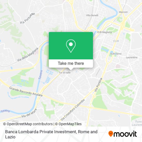 Banca Lombarda Private Investment map