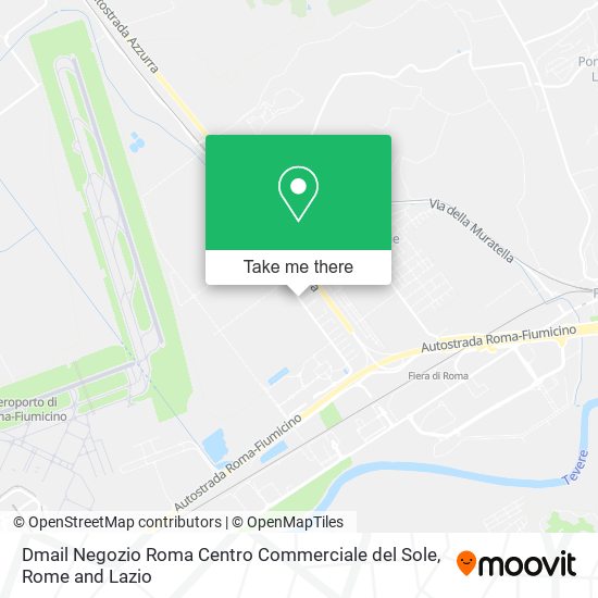 Dmail Negozio Roma Centro Commerciale del Sole map