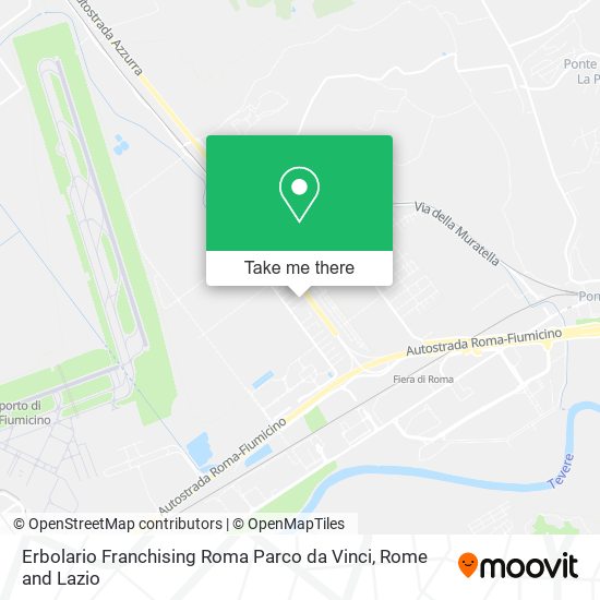 Erbolario Franchising Roma Parco da Vinci map