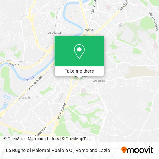 Le Rughe di Palombi Paolo e C. map