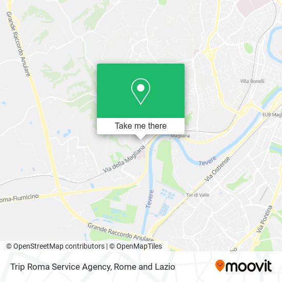 Trip Roma Service Agency map