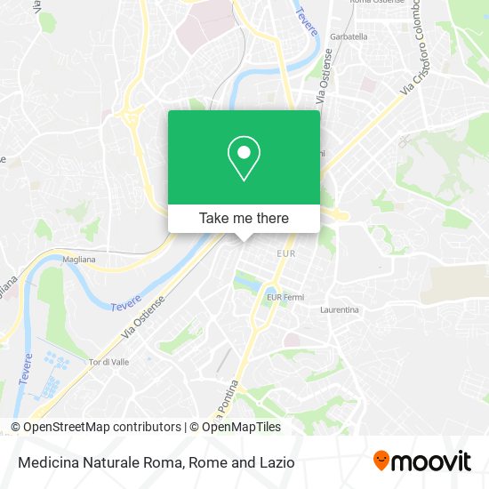 Medicina Naturale Roma map