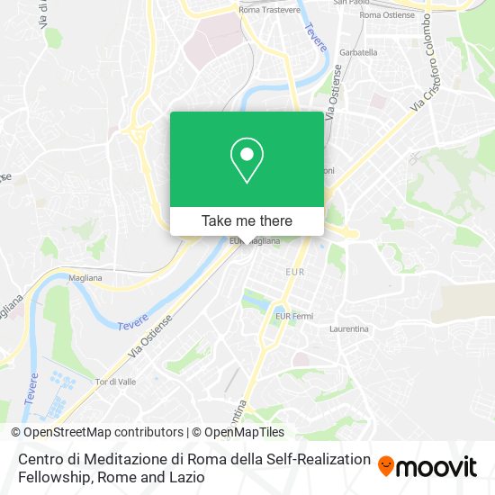 Centro di Meditazione di Roma della Self-Realization Fellowship map